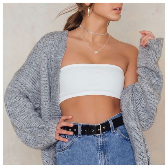 Set of 2 black and a white bandeau top - Picture 3 of 3